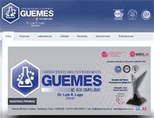 Tablet Screenshot of labguemes.com.ar